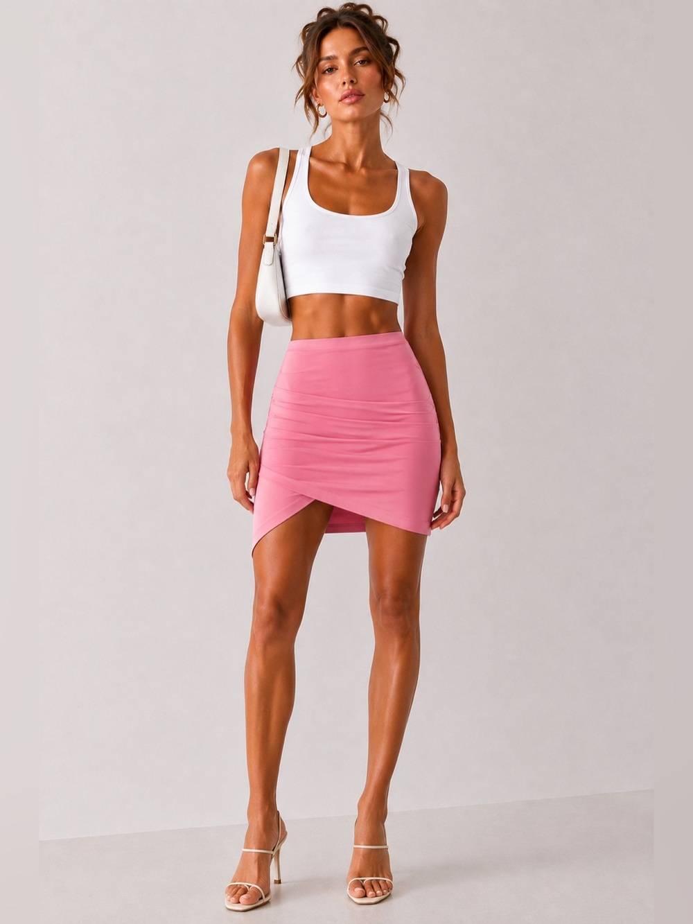 SUPERDOWN La Fonda Mini Skirt – Pink – Size S